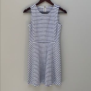 J Crew Dress - Blue and White Stripe